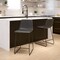 Flash Furniture 24" LeatherSoft Counter Height Barstools, Gray, PK2 2-ET-ER18345-24-GY-GG - alternate 1